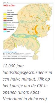 Gifje Atlas Nederland in Holoceen